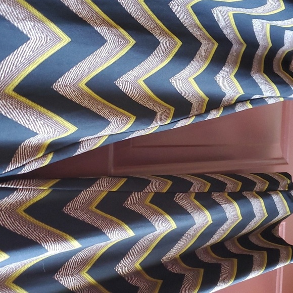 Emma & Michele Black and Gold Asymmetrical Jumpsuit - Picture 4 of 9